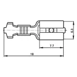 KONEKTOR ŻEŃSKI KSG-6.3/2.5*P100